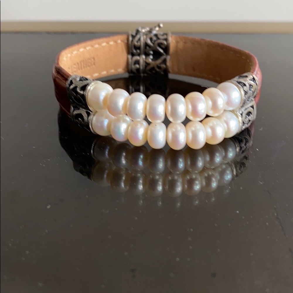 Vintage Honora Double Row Cultured Pearl Bracelet